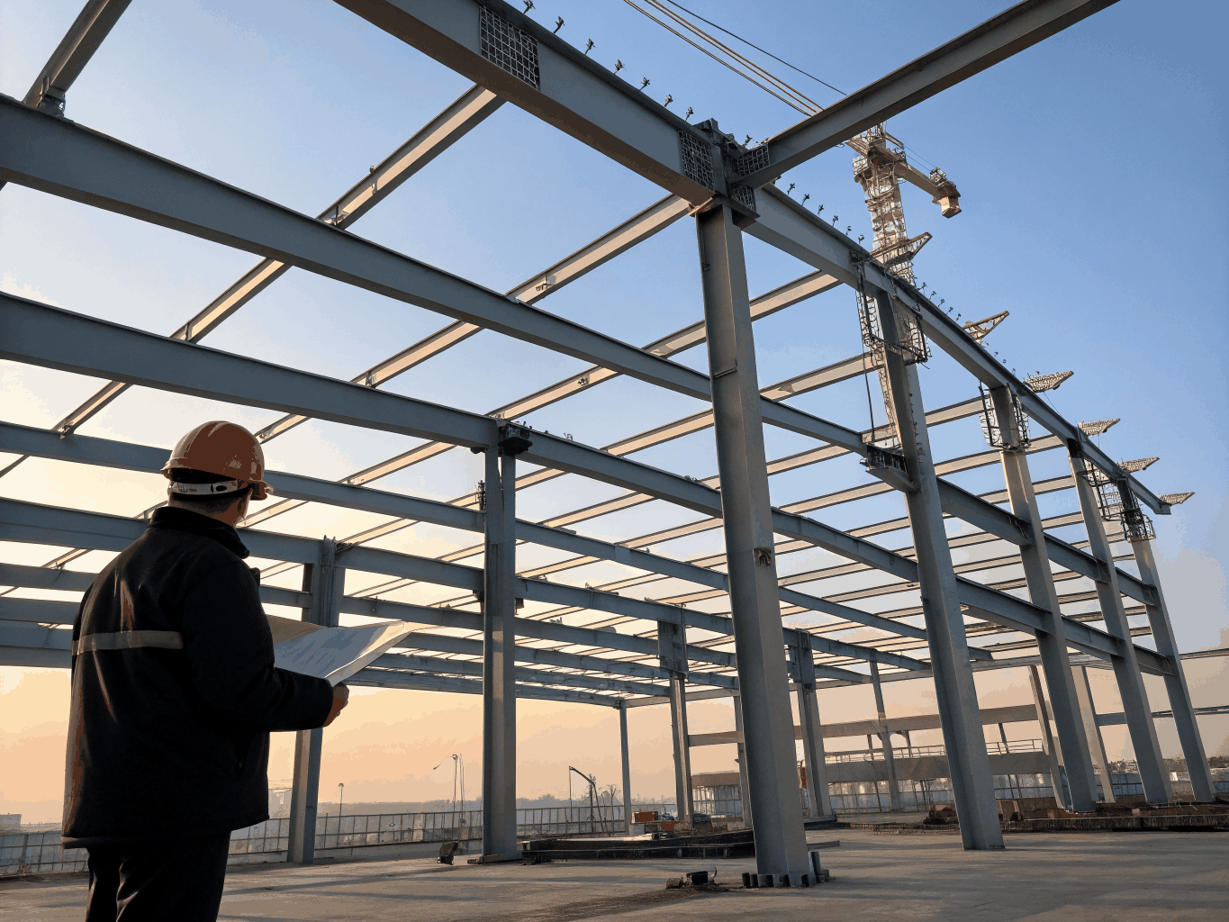 Complex architectural structure assembly